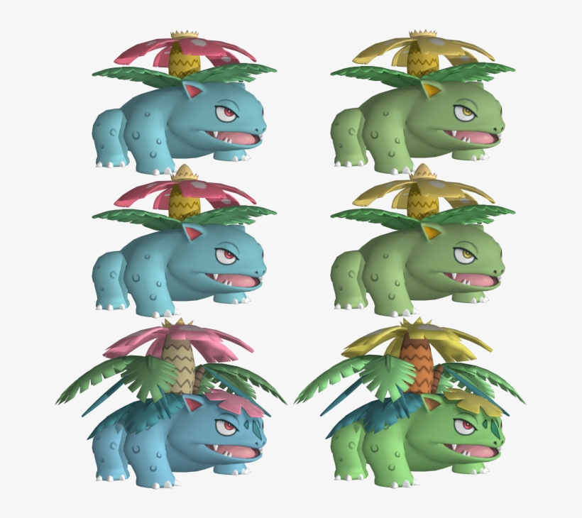 Download Zip Archive - Venusaur 3d, transparent png #1685196