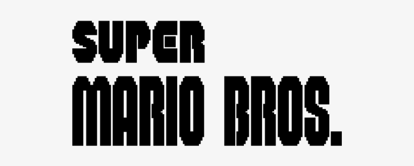 Super Mario Bros - Super Mario Bros Title, transparent png #1685198