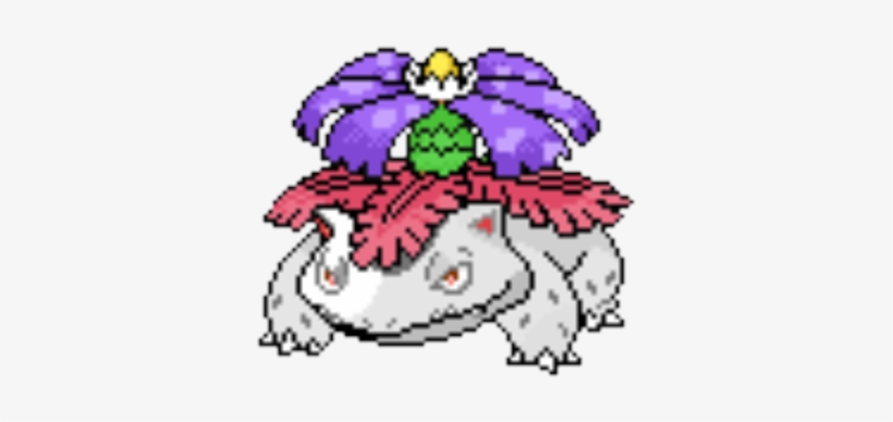 Bellflower Venusaur - Venusaur Sprite, transparent png #1685304