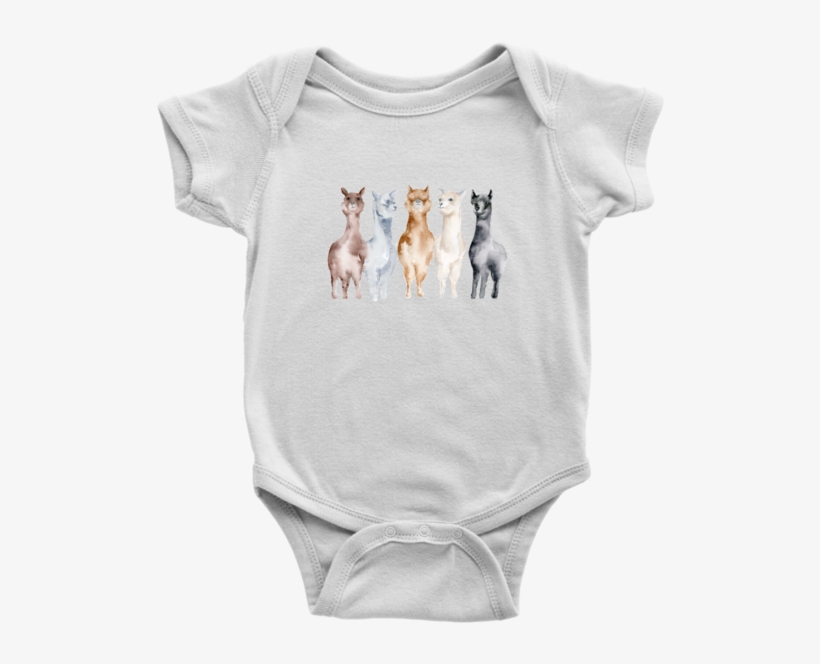 United Colors Of Alpacas Baby Onesie - Beware Teething Babygrow Funny Teeth Shark Animal Cute, transparent png #1685392