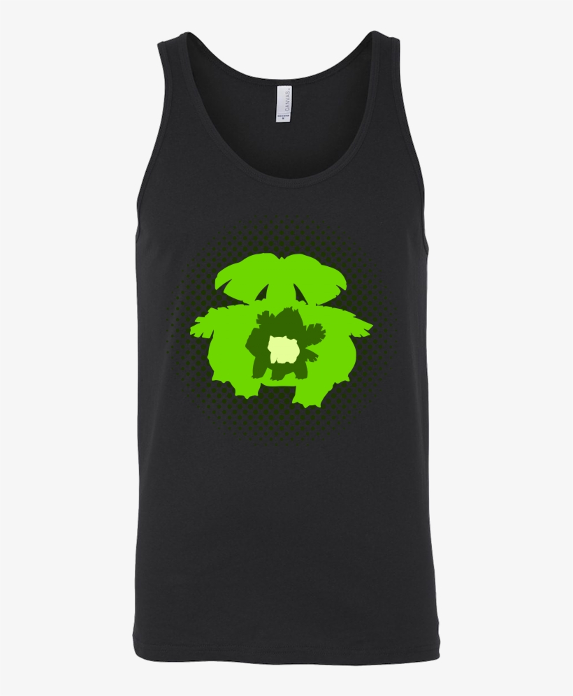 Pokemon Venusaur Evolution Unisex Tank Top T Shirt - Day Of The Dead Cat Shirts, transparent png #1685673