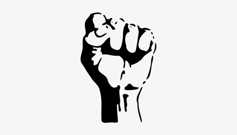 Hack The Power Back - Raised Fist, transparent png #1685773