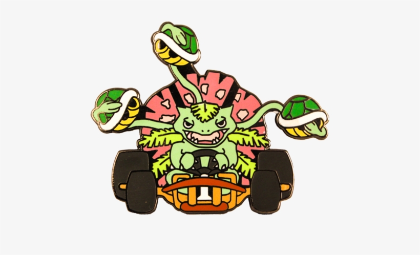 Venusaur Poke'karts Hat Pin - Cartoon, transparent png #1685822
