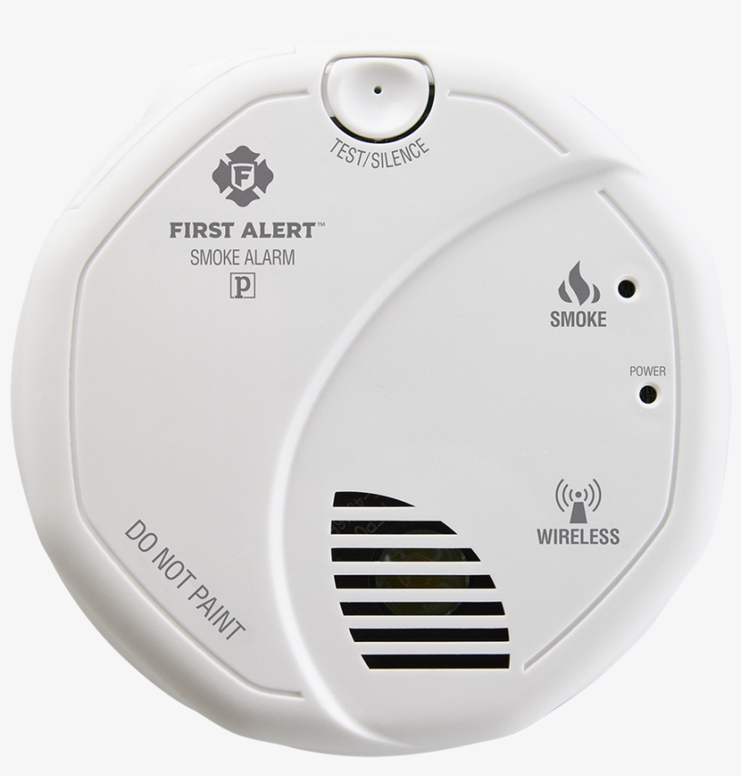 Wireless Smoke Alarm With Iris - First Alert Smoke Detector, transparent png #1685949
