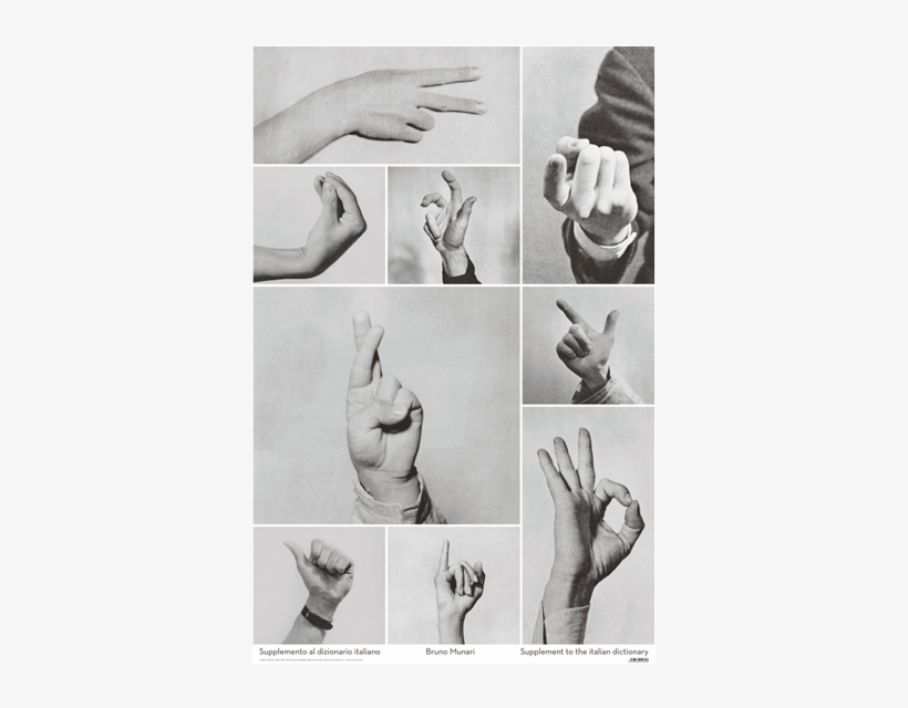 [poster] Supplement To Italian Dictionary - Bruno Munari Speak Italian, transparent png #1686199