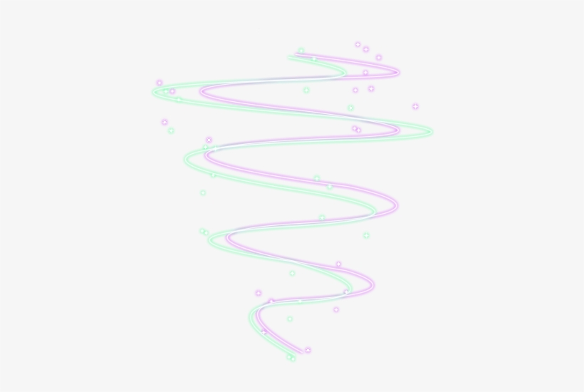 Neon Swirl Wind Twister Circles Green Purple - Wind Twister, transparent png #1686224