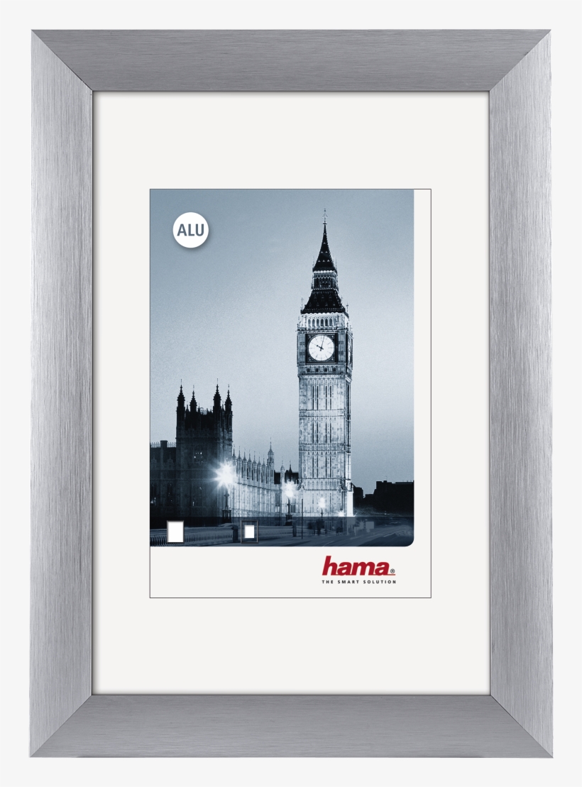 "london" Aluminium Frame, Silver, 60 X 80 Cm - Hama London Silber 30x30 Aluminium 84913 Wandrahmen, transparent png #1686309