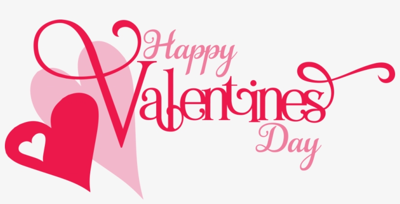 Happy Valentines Day Two Hearts Png - Love, transparent png #1686648