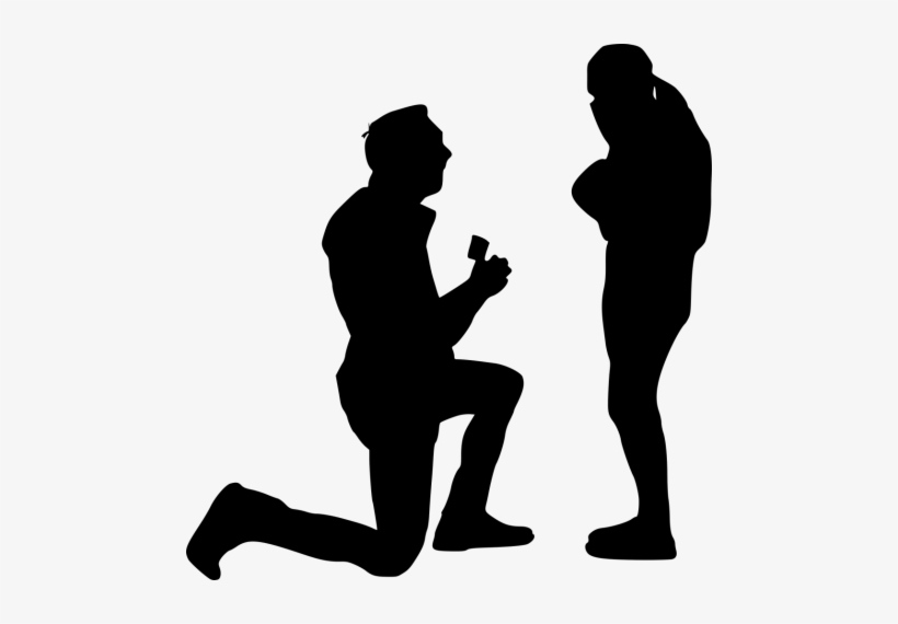 Free Png Proposal Silhouette Png Images Transparent - Portable Network Graphics, transparent png #1686688