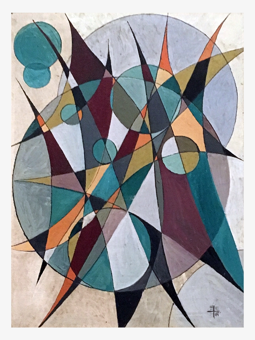 American Modernist Painting - Painting, transparent png #1687389