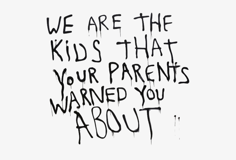 The Transparent Hipster - Kids Your Parents Warned You, transparent png #1687417