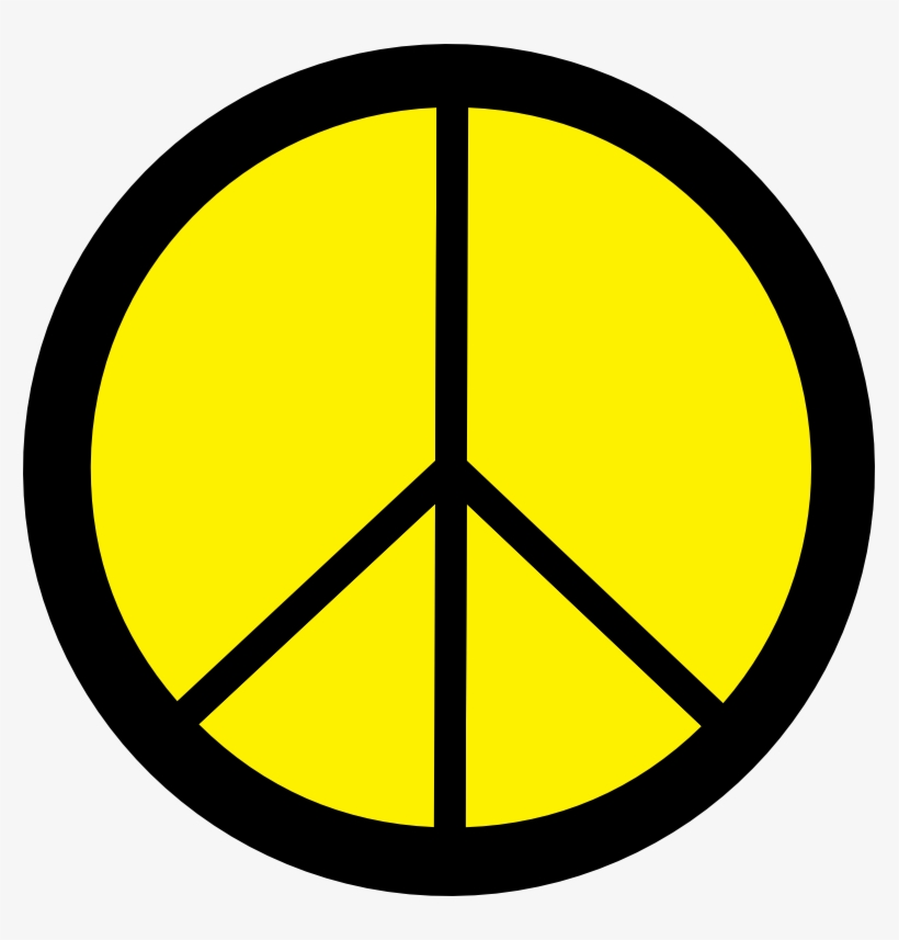 Peace Sign Vector - Peace Symbol Jpg, transparent png #1687472
