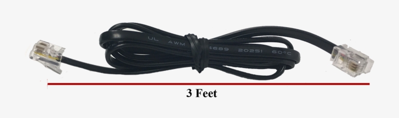 Rj9 Phone Cord - Merritt Rj9 Phone Cord For Amplifiers And Wireless, transparent png #1687555