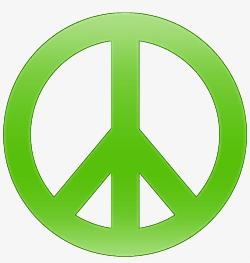 Peace Sign Images Free Clip Art - Orange Peace Sign, transparent png #1687663