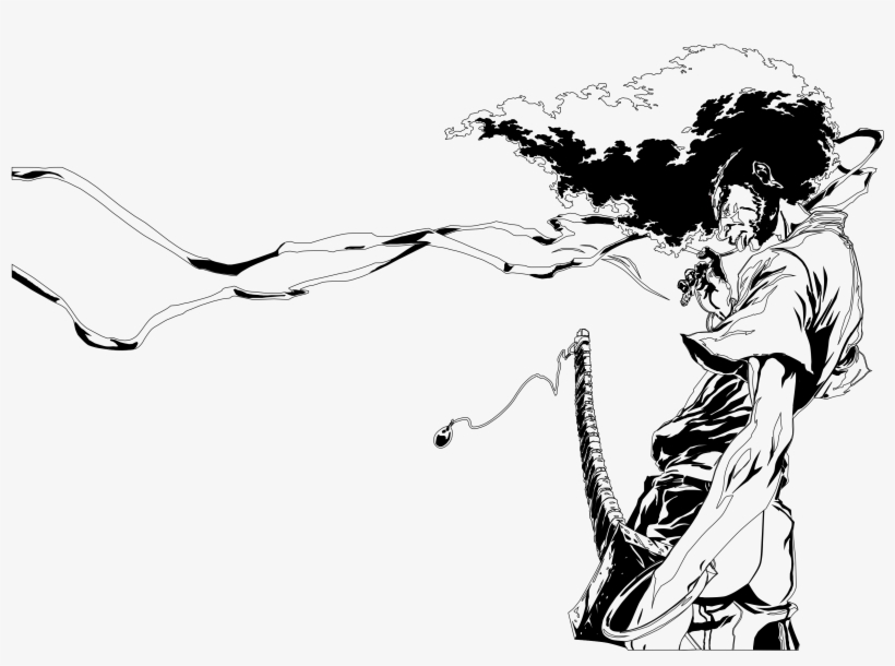 Afbeeldingsresultaat Voor Afro Samurai Black And White - Afro Samurai Black And White, transparent png #1687844