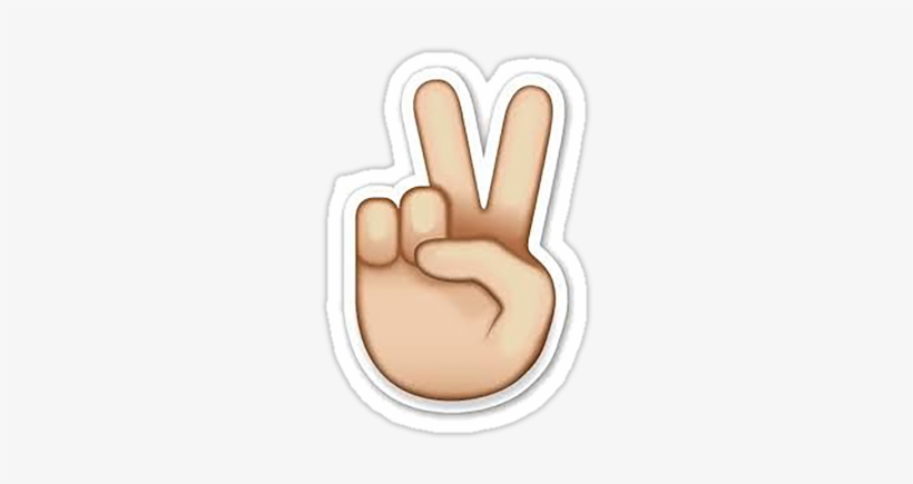 Peace Sign Emoji Transparent - Peace Emoji Png Transparent, transparent png #1687875