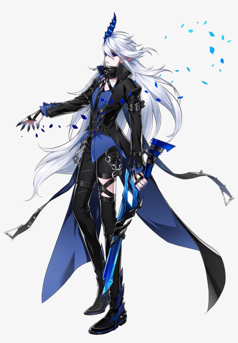 This Media May Contain Sensitive Material - Diabla And Demonio Elsword, transparent png #1687962