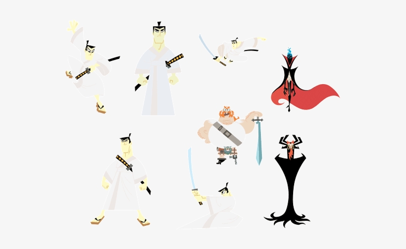 Samurai Jack Vector - Samurai Jack Aku Vector, transparent png #1688017