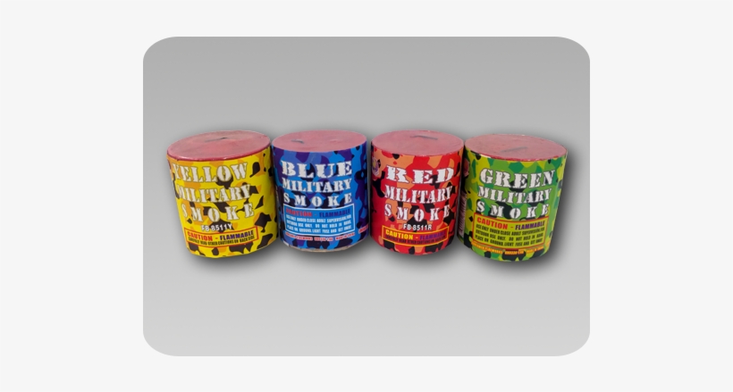 Smoke Bomb Canister 4 Color Assortment Large - Smoke Bomb, transparent png #1688120