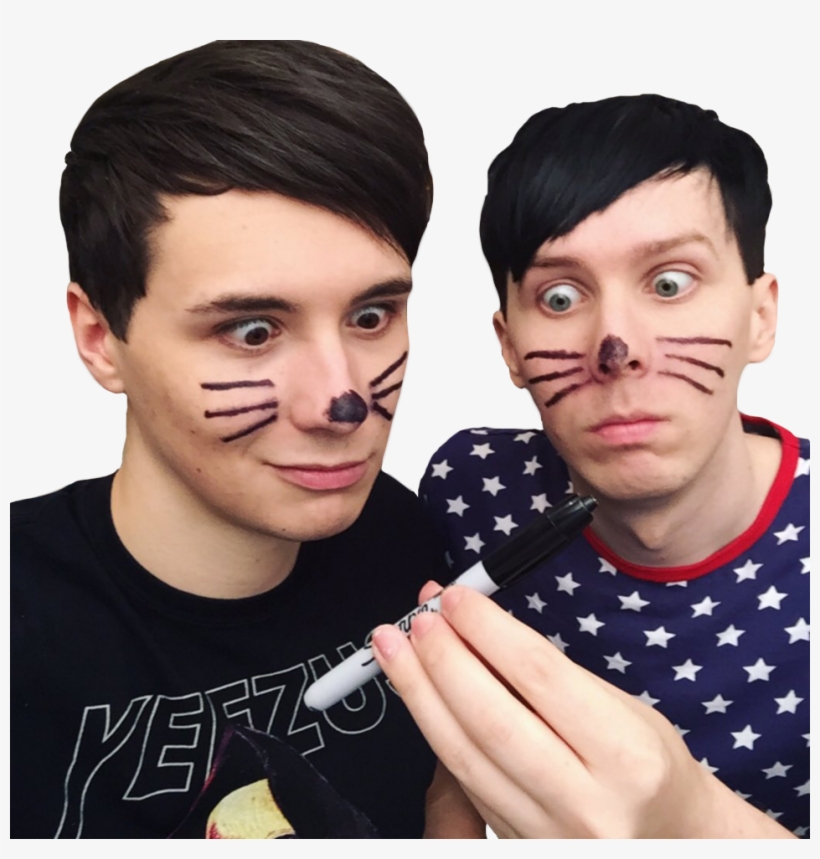 Pinof 7 Tomorrow - Dan And Phil Png, transparent png #1688225