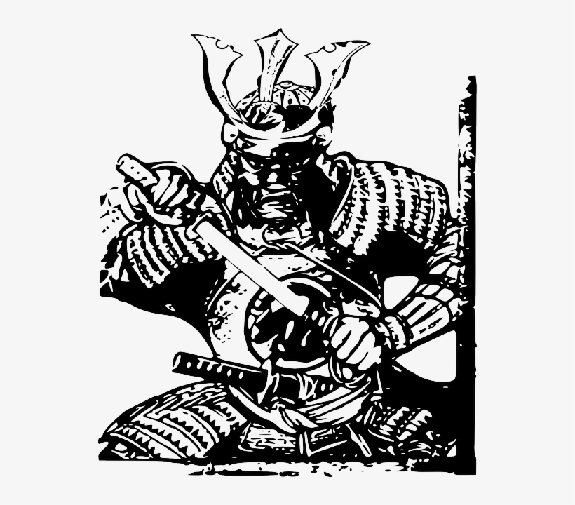 Samurai-41200 - Clip Art Samurai, transparent png #1688265