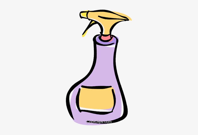 Spray Bottle Royalty Free Vector Clip Art Illustration - Spray Bottle Clipart Png, transparent png #1688388