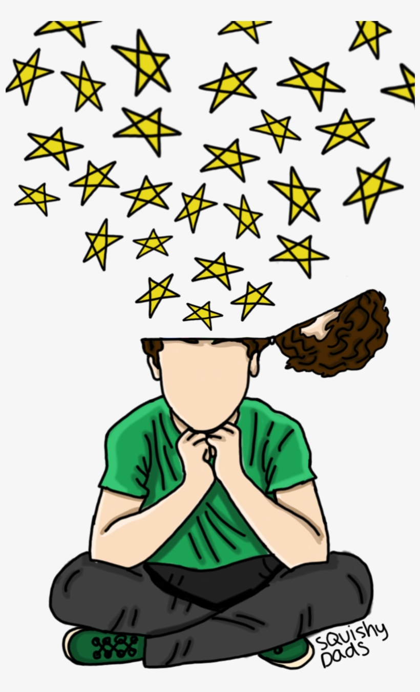 Dan And Phil Art - Sitting, transparent png #1688645