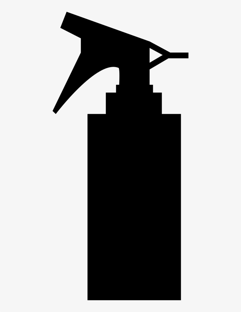 Spray Bottle Hair Salon Tool Silhouette Comments - Spray Bottle Silhouette Png, transparent png #1688704
