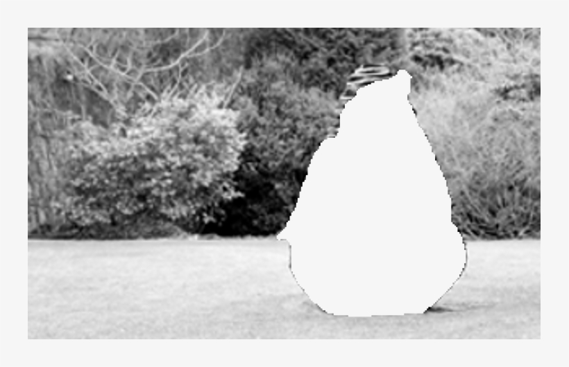 Recovered Figure-ground Segmentation - Monochrome, transparent png #1688706