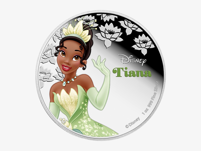Pure Silver Coin Disney Princess Tiana - Tiana Princess And The Frog, transparent png #1689115
