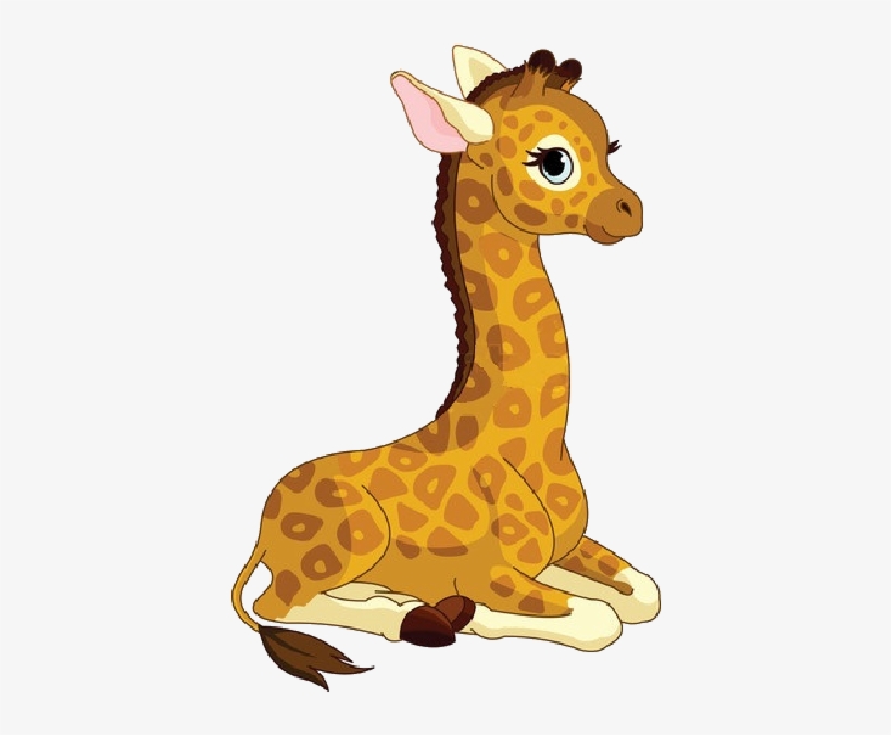 Giraffe Cartoon Pictures Q2ijlw Clipart - Cartoon Baby Giraffe, transparent png #1689142