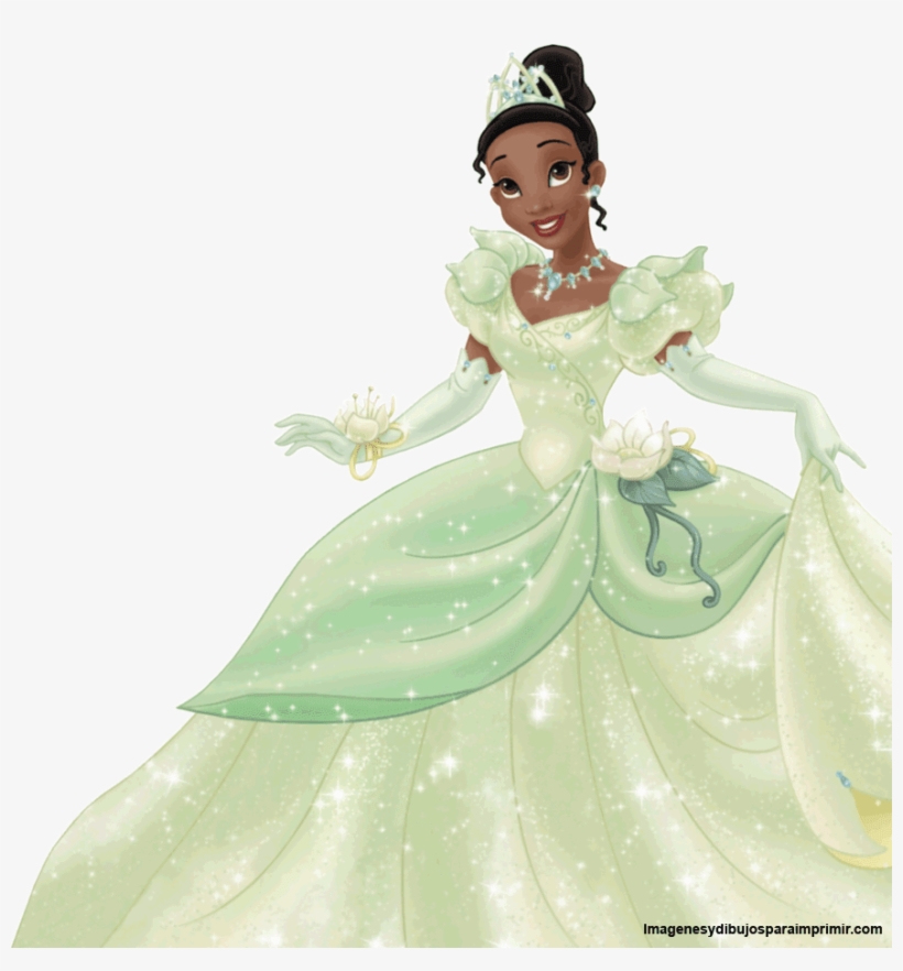 Disney Princess Tiana Png Clipart Tiana Prince Naveen - Princess And The Frog Baby Chalkboard, transparent png #1689233