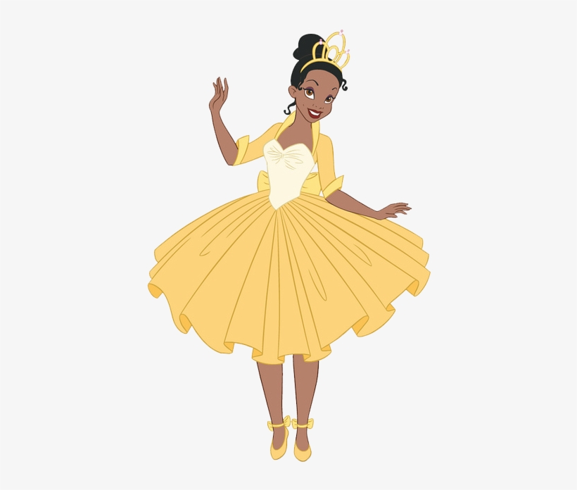 Tiana Yellow Dress Tiana Dress Up - Princess Tiana Yellow Dress, transparent png #1689332