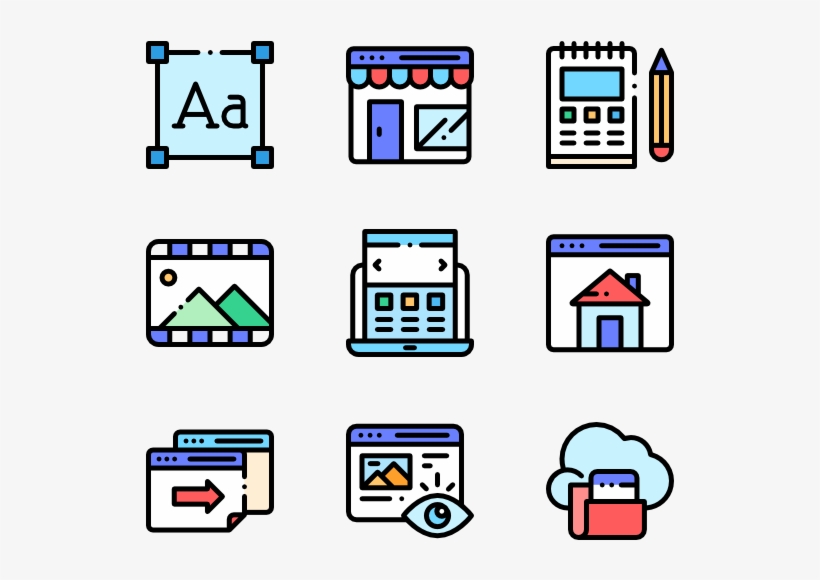 Web Design - Machinery Icons, transparent png #1689380