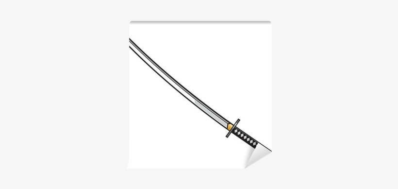 Japanese Sword Wall Mural • Pixers® • We Live To Change - Sword, transparent png #1689386