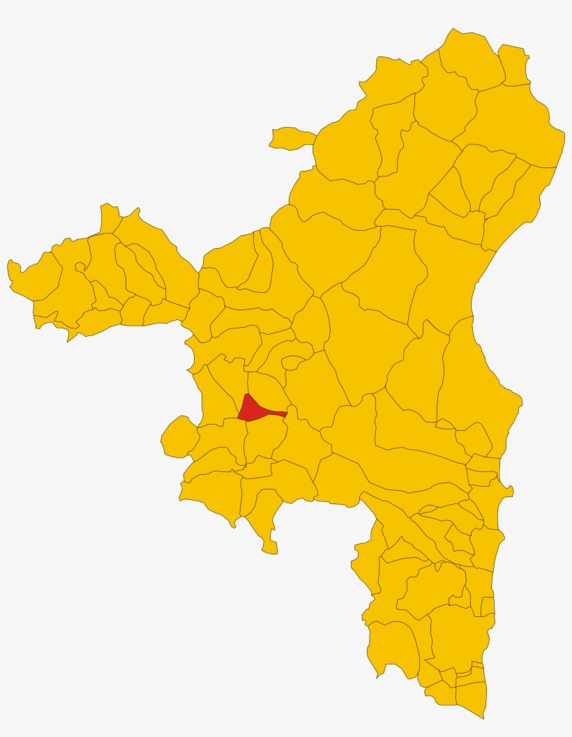 Map Of Comune Of Tiana, transparent png #1689605