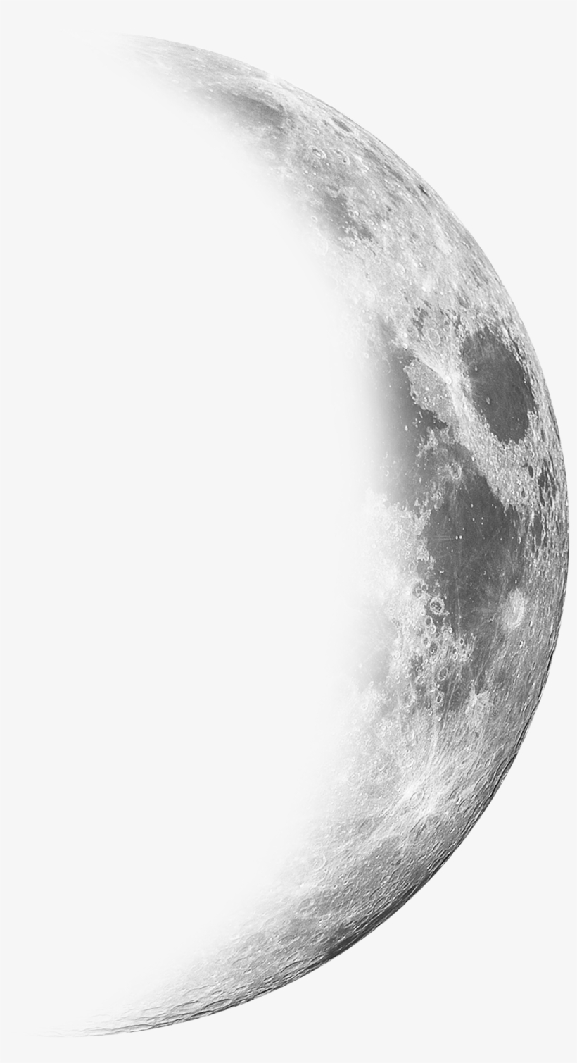 Waning Moon - Moon, transparent png #1689635