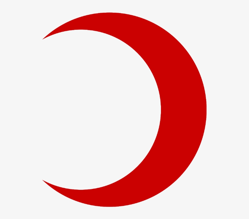 Crescent Transparent Red - Red Crescent Moon Png, transparent png #1689637