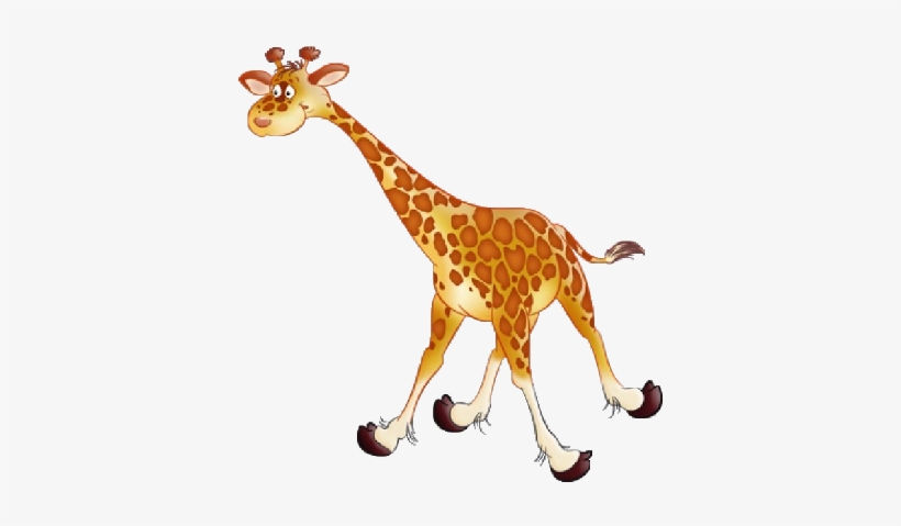 Giraffe Cartoon Images, Baby Giraffes Giraffe Cartoon Mammal Animals Png Pngegg : Little giraffe, zebra, lion and hippo in green topical leaves.