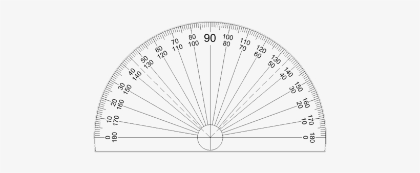 Protractor - Online Protractor, transparent png #1689833