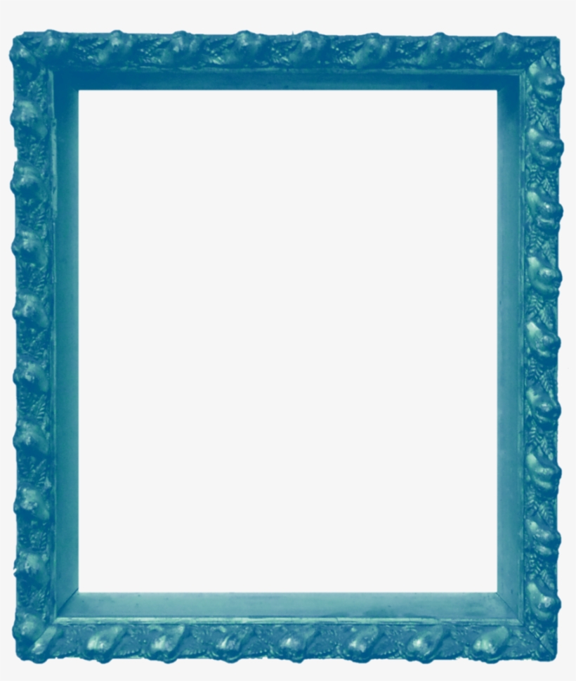 Blue Frame Download Transparent Png Image - Teal Picture Frame Png, transparent png #1689950