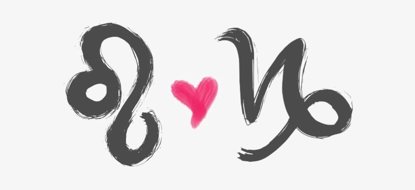 Capricorn Free Png Image - Capricorn And Leo Sign, transparent png #1690151