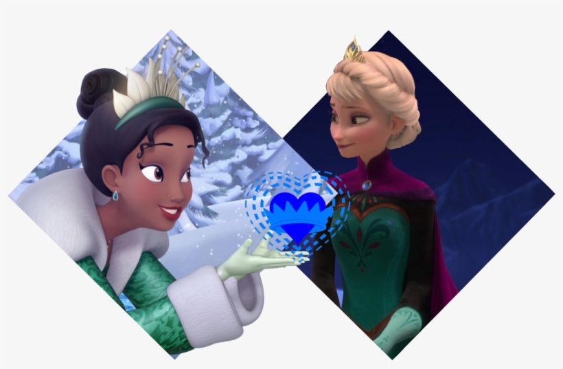 Disney Femslash Images Tiana X Elsa Hd Wallpaper And - Wallpaper, transparent png #1690177