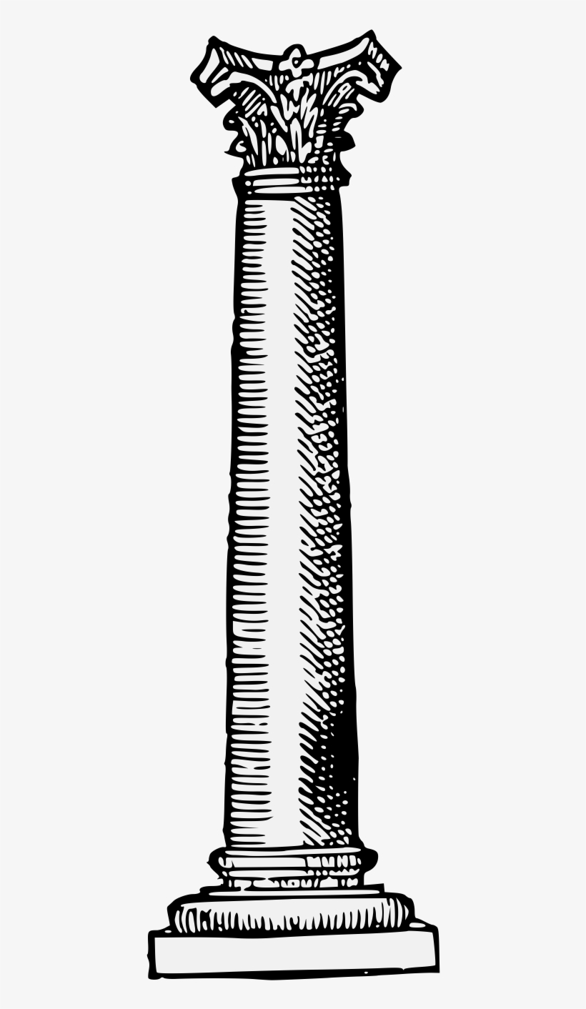Column - Monochrome, transparent png #1690238