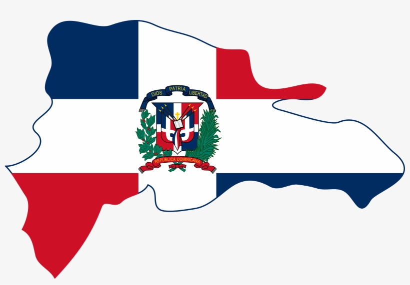 Dominican Republic Flag - Dominican Republic Island Flag, transparent png #1690430
