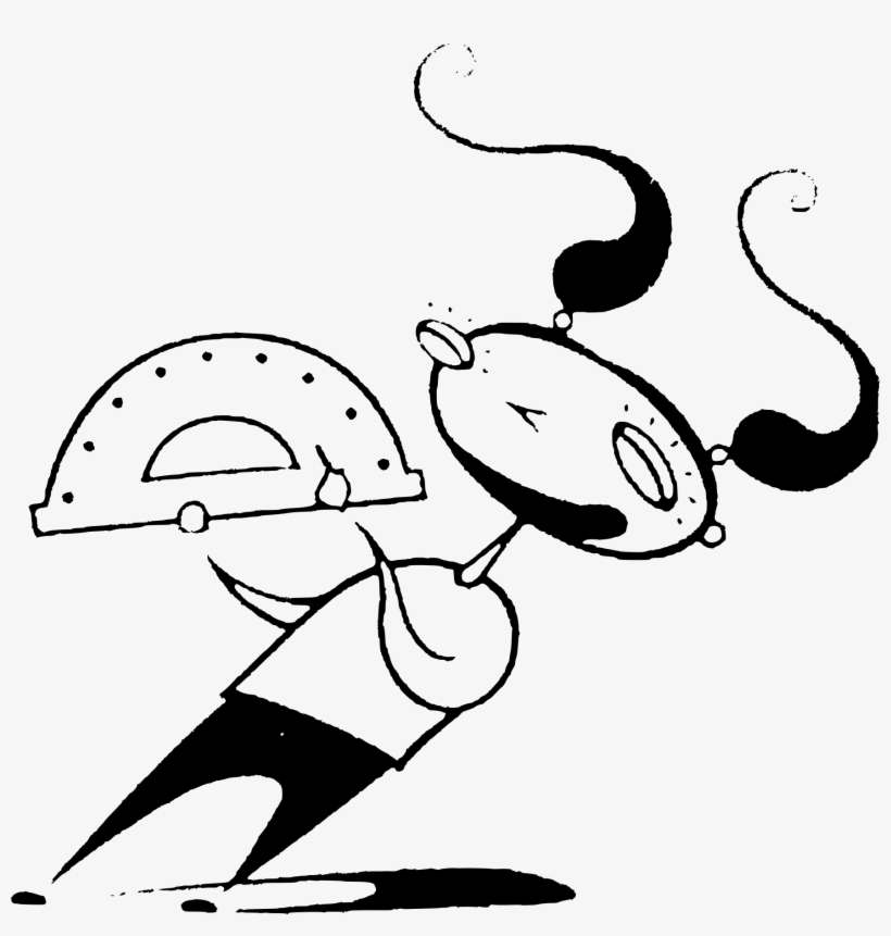 This Free Icons Png Design Of Girl With Protractor, transparent png #1690475