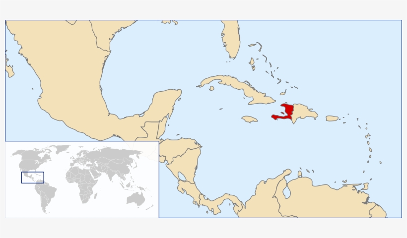 Haiti Map - " - Republica Dominicana World Map, transparent png #1691072