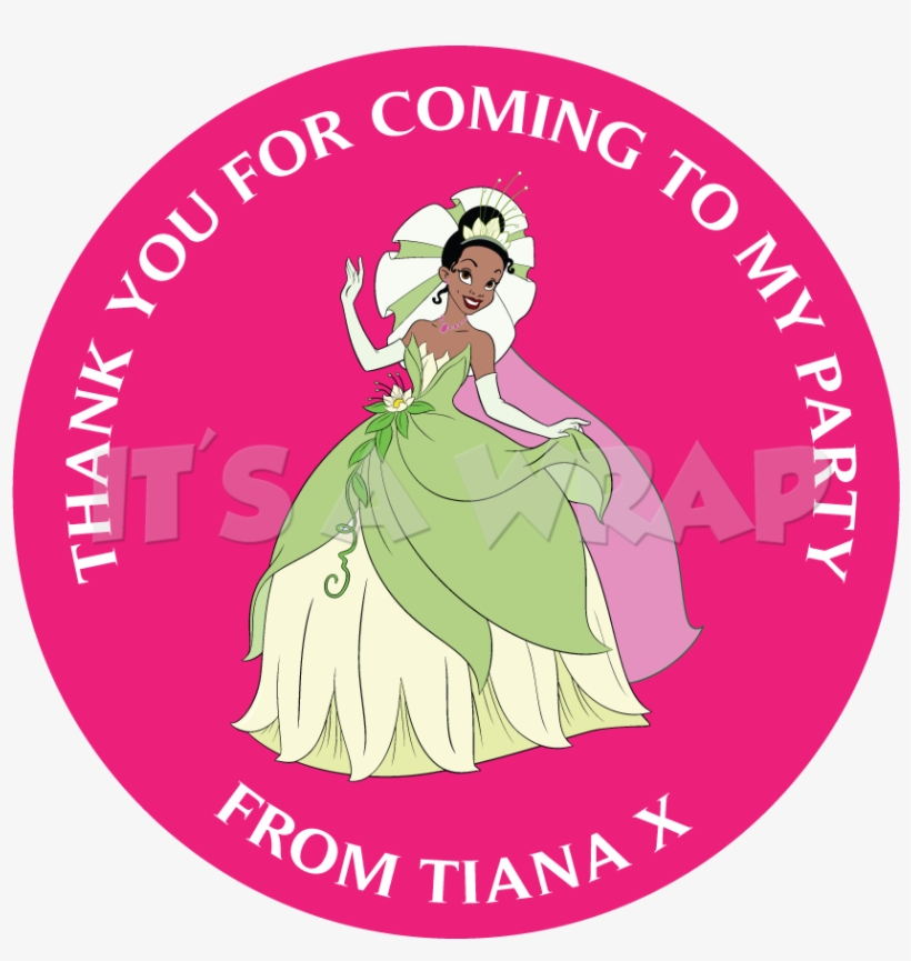 Princess Tiana Sweet Cone Stickers - Turn, transparent png #1691238