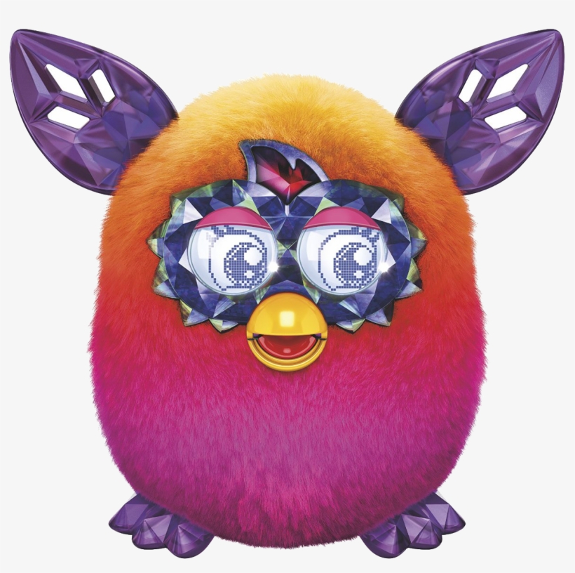 Pink Orange Crystal Furby Boom No Bg - Furby Orange To Pink, transparent png #1691268