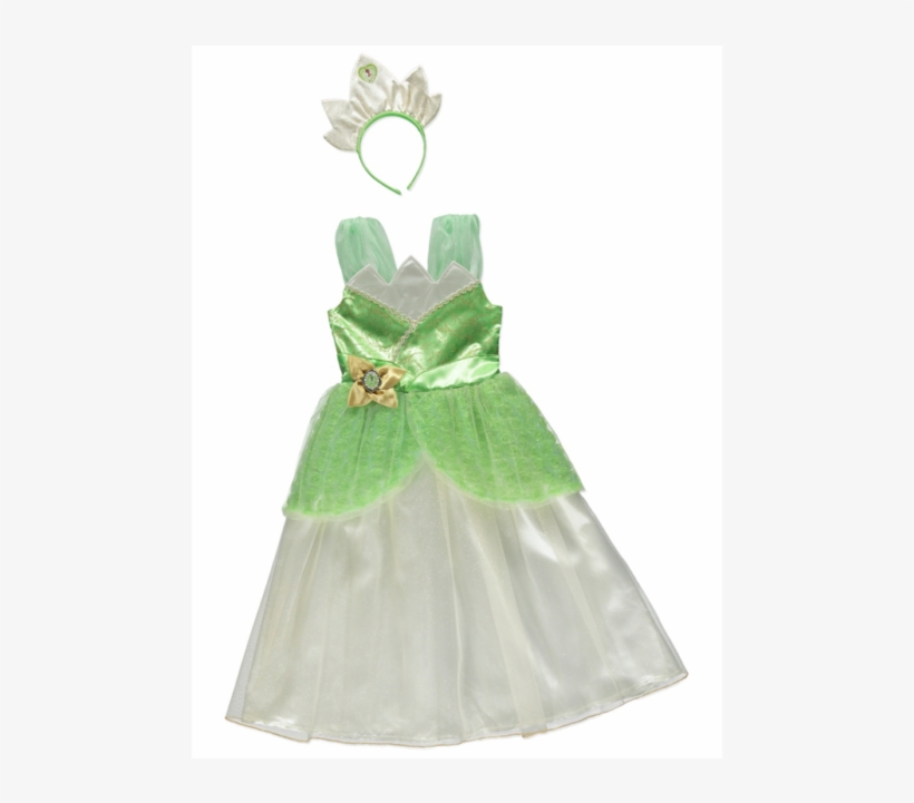 Brand New Girls Disney Licensed Princess Tiana Fancy - Disney Princess Tiana Costume, transparent png #1691512